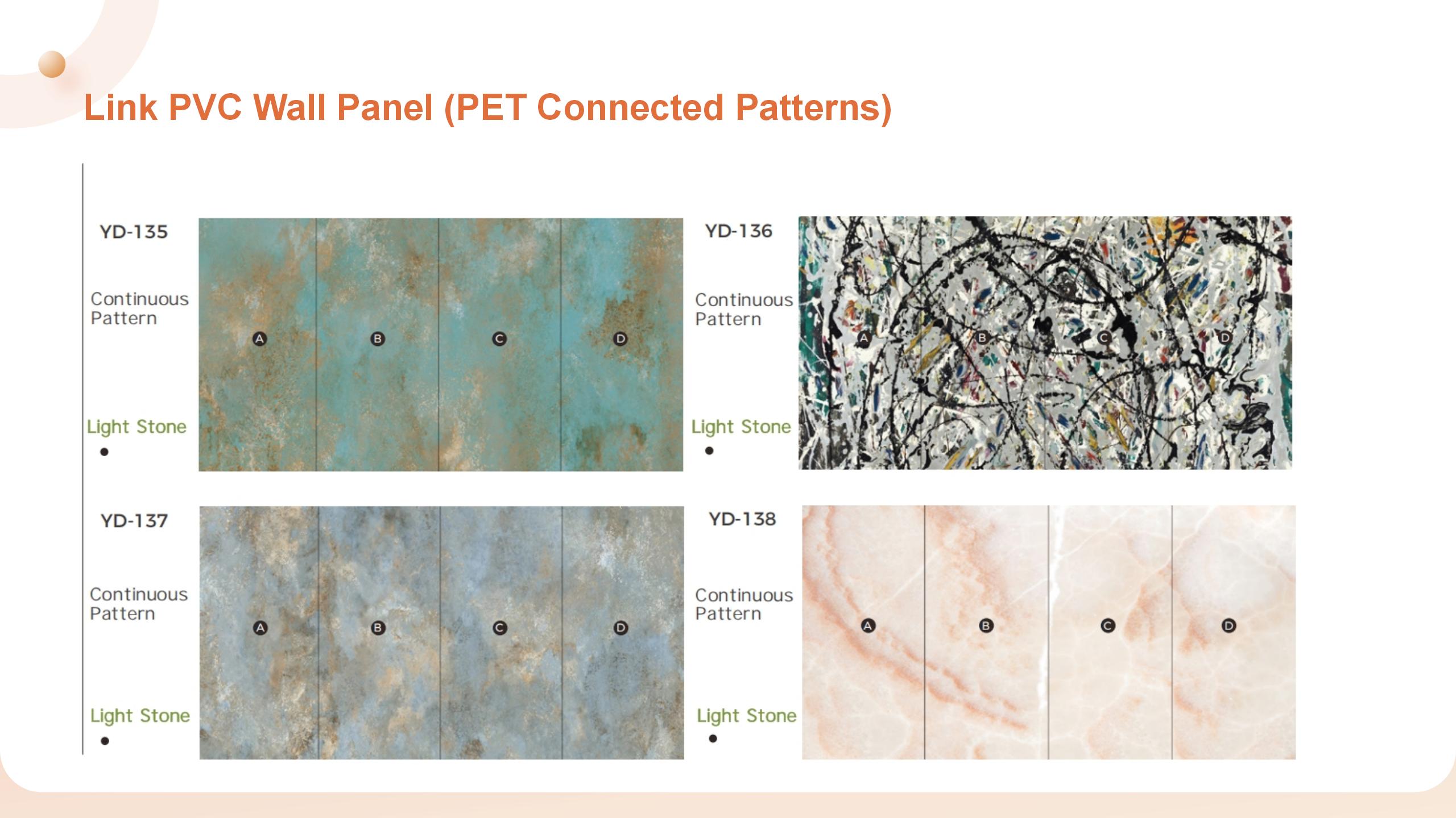 PET Connected Marble Patterns - Colored Series